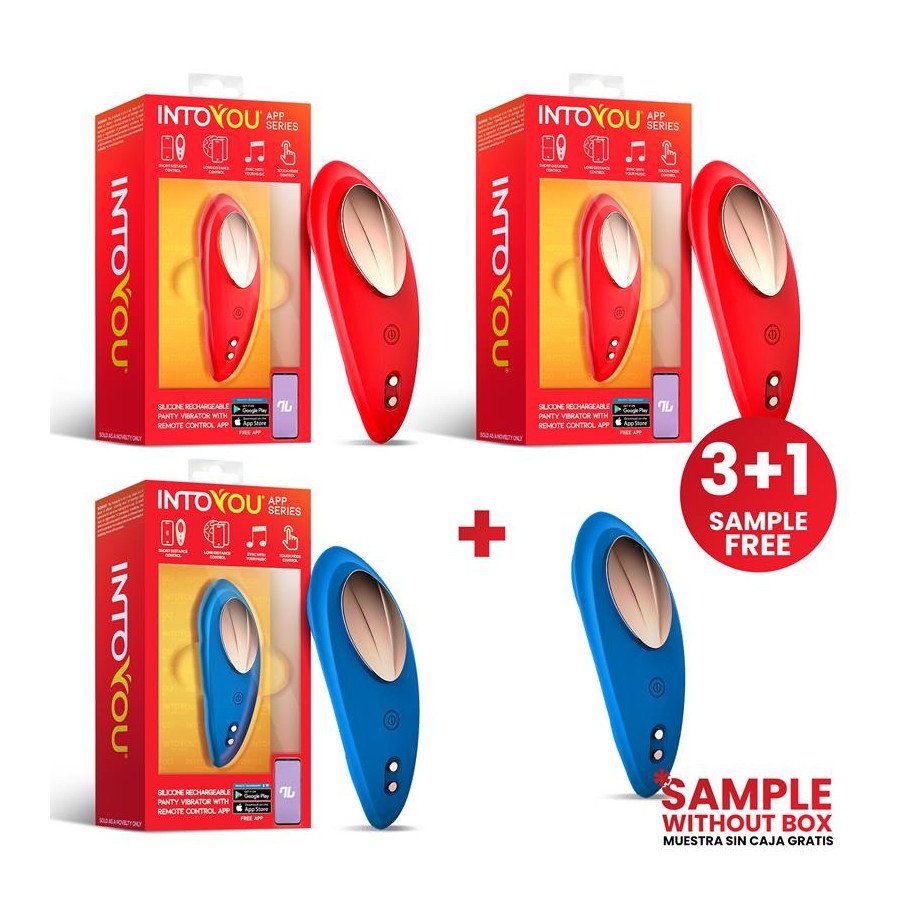 Pack 3 + Tester Vibrating Panty with APP